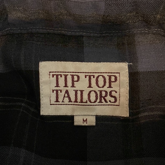 Tip Top Tailors Button Down Shirt size M - Picture 2 of 4